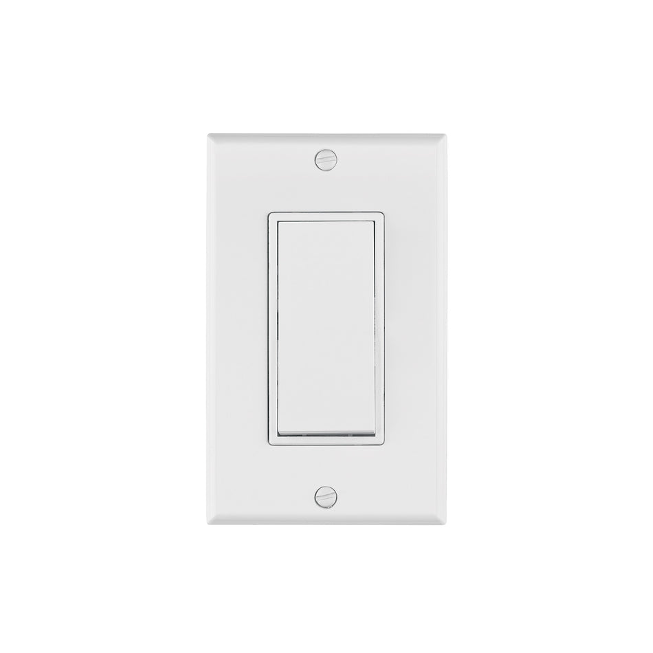 Placa armada con interruptor de tres vías, línea Classic
