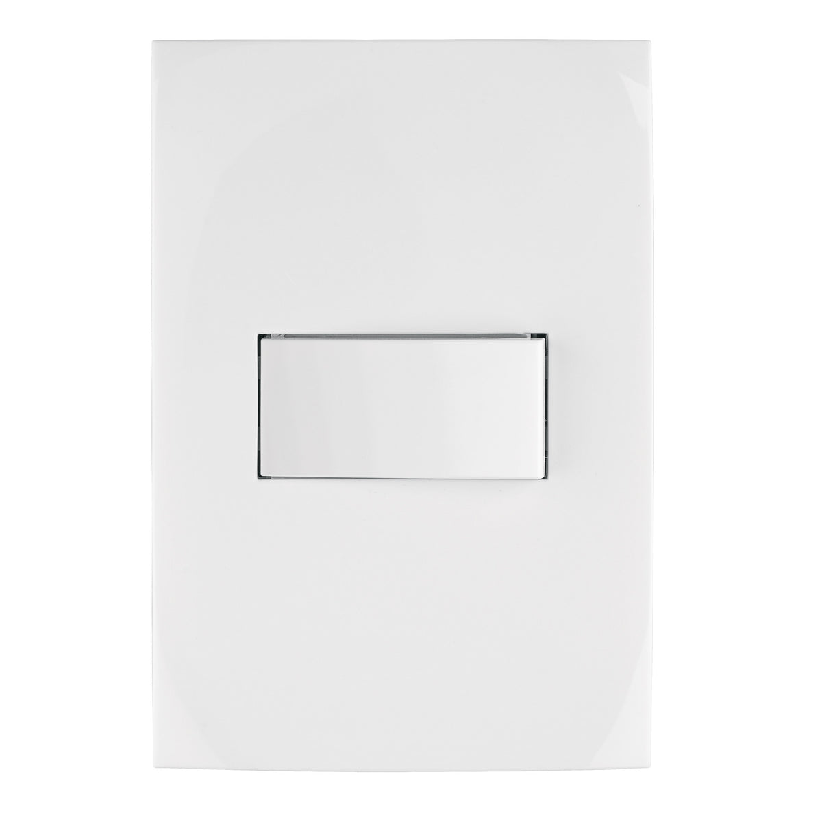 Placa armada con interruptor escalera linea Oslo blanco