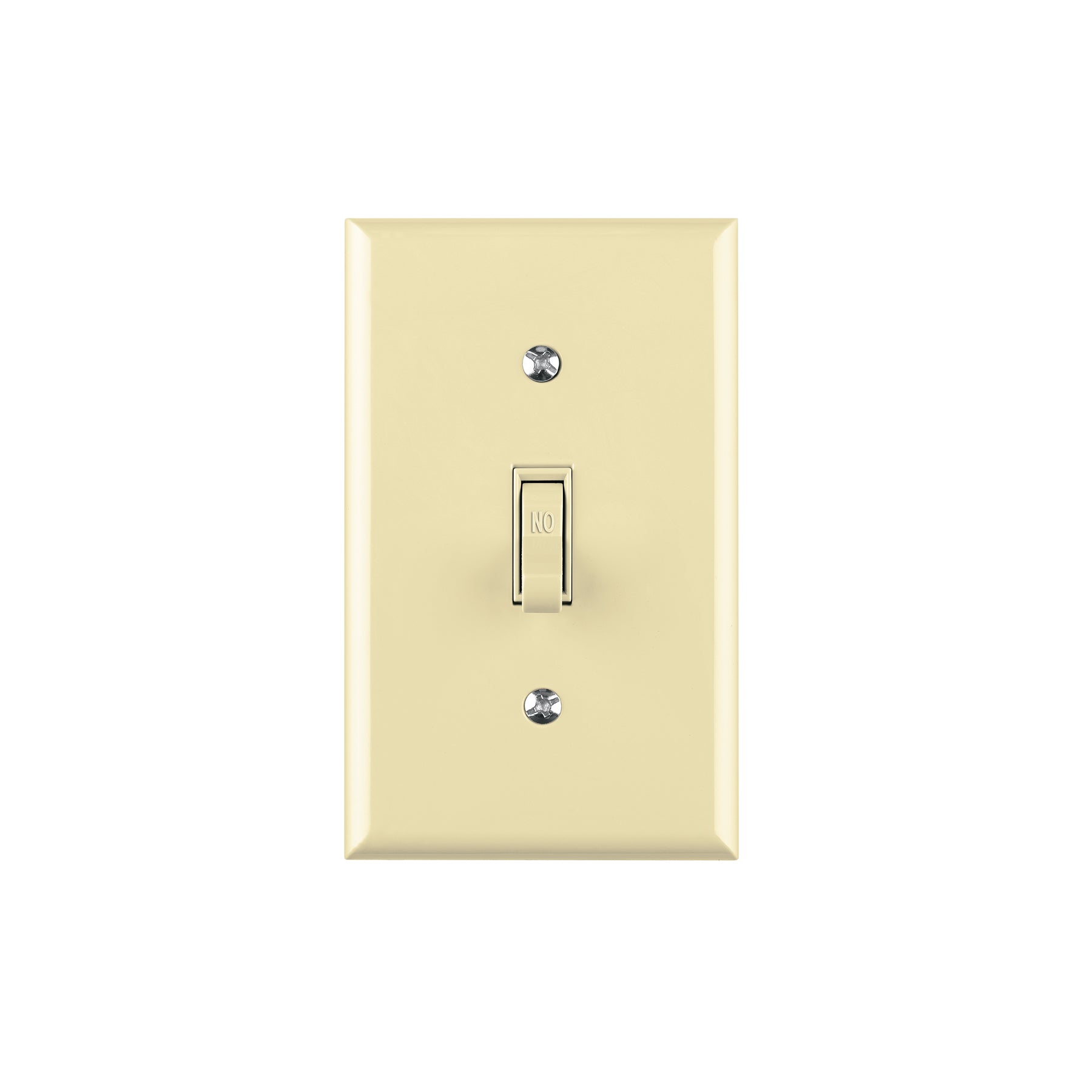 Interruptor vertical de palanca, Standard, marfil, Volteck