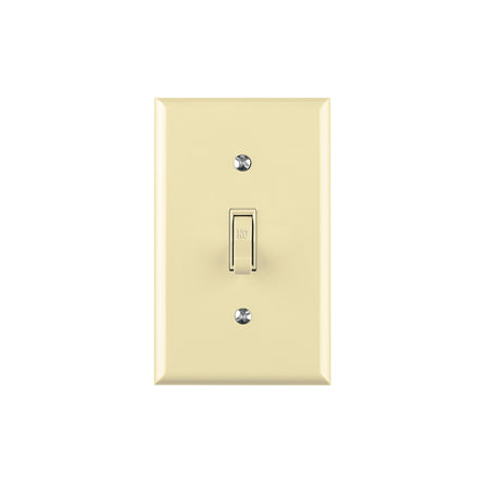 Interruptor vertical de palanca, Standard, marfil, Volteck