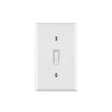Placa armada interruptor sencillo linea Standard blanco