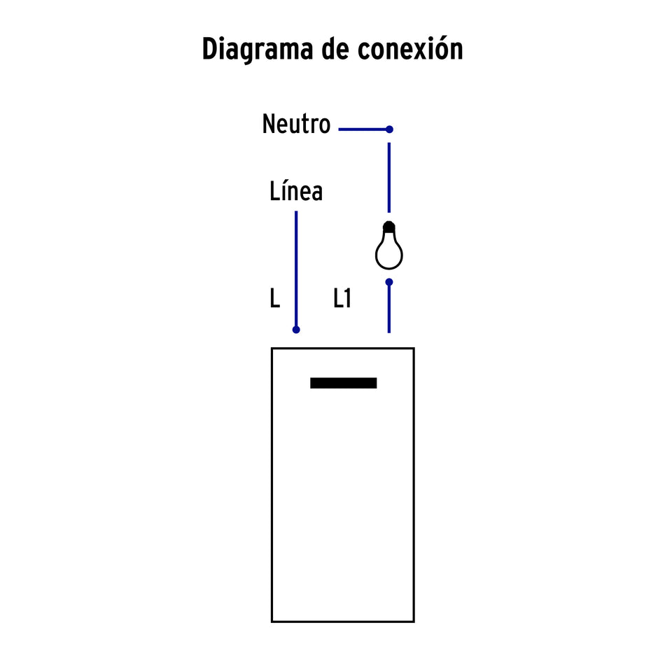 Placa armada negra 1 interruptor 1.5 modulos Lisboa