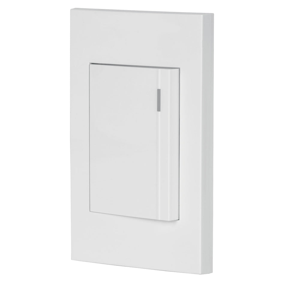 Placa armada 1 interruptor 3 modulos Espanola blanco