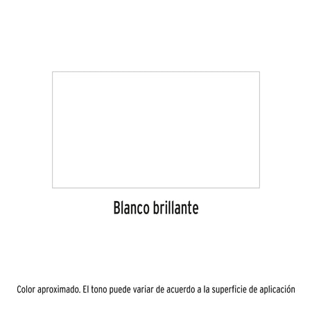 Pintura en aerosol, blanco brillante, bote tradicional,400ml