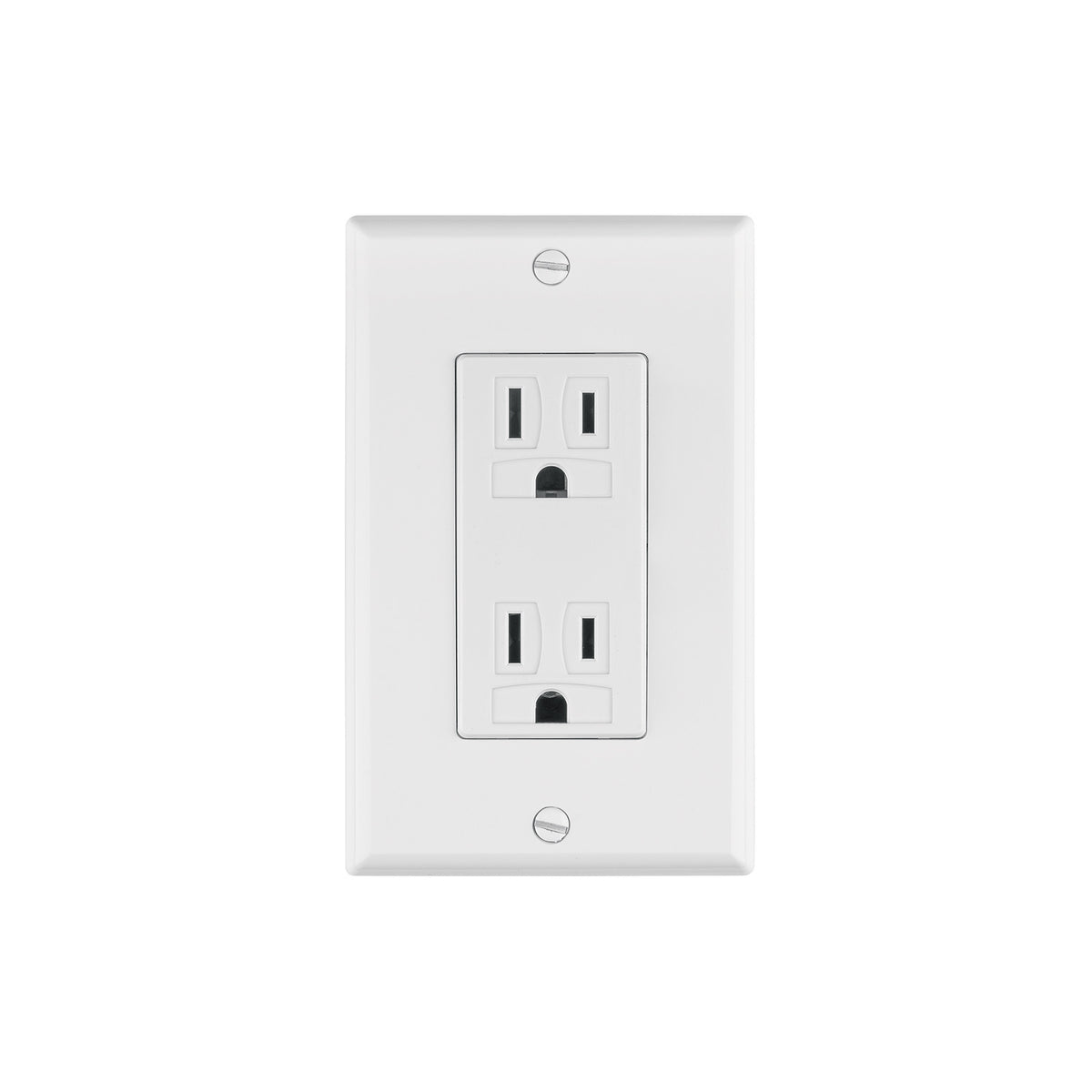 Placa armada contacto duplex 2 polos + tierra Classic