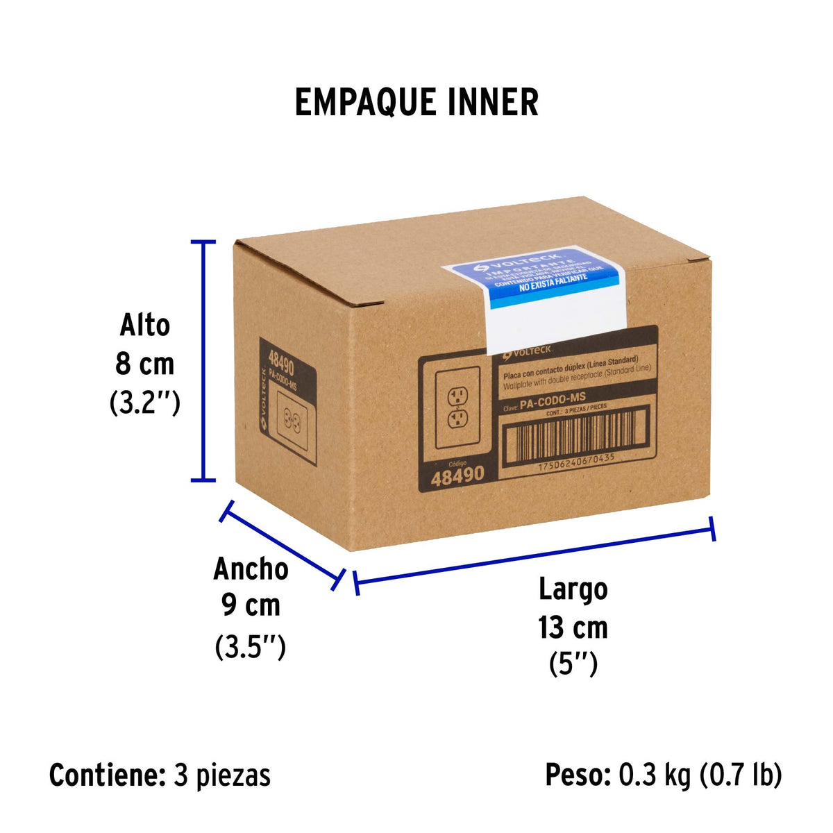Contacto dúplex, 2 polos 3 hilos, 20 A, Standard, marfil