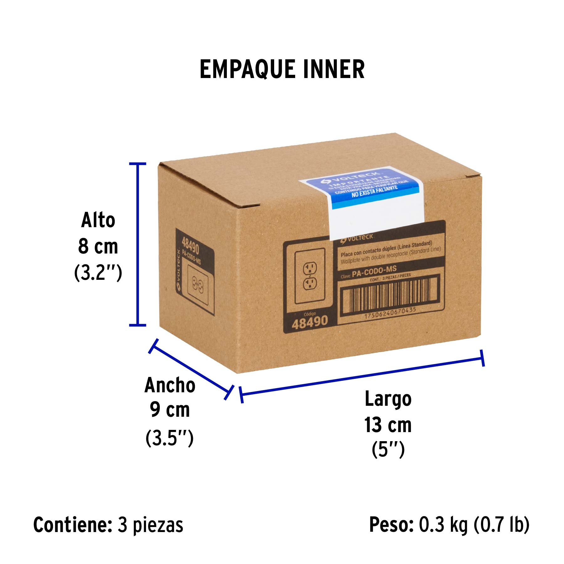Contacto dúplex, 2 polos 3 hilos, 20 A, Standard, marfil