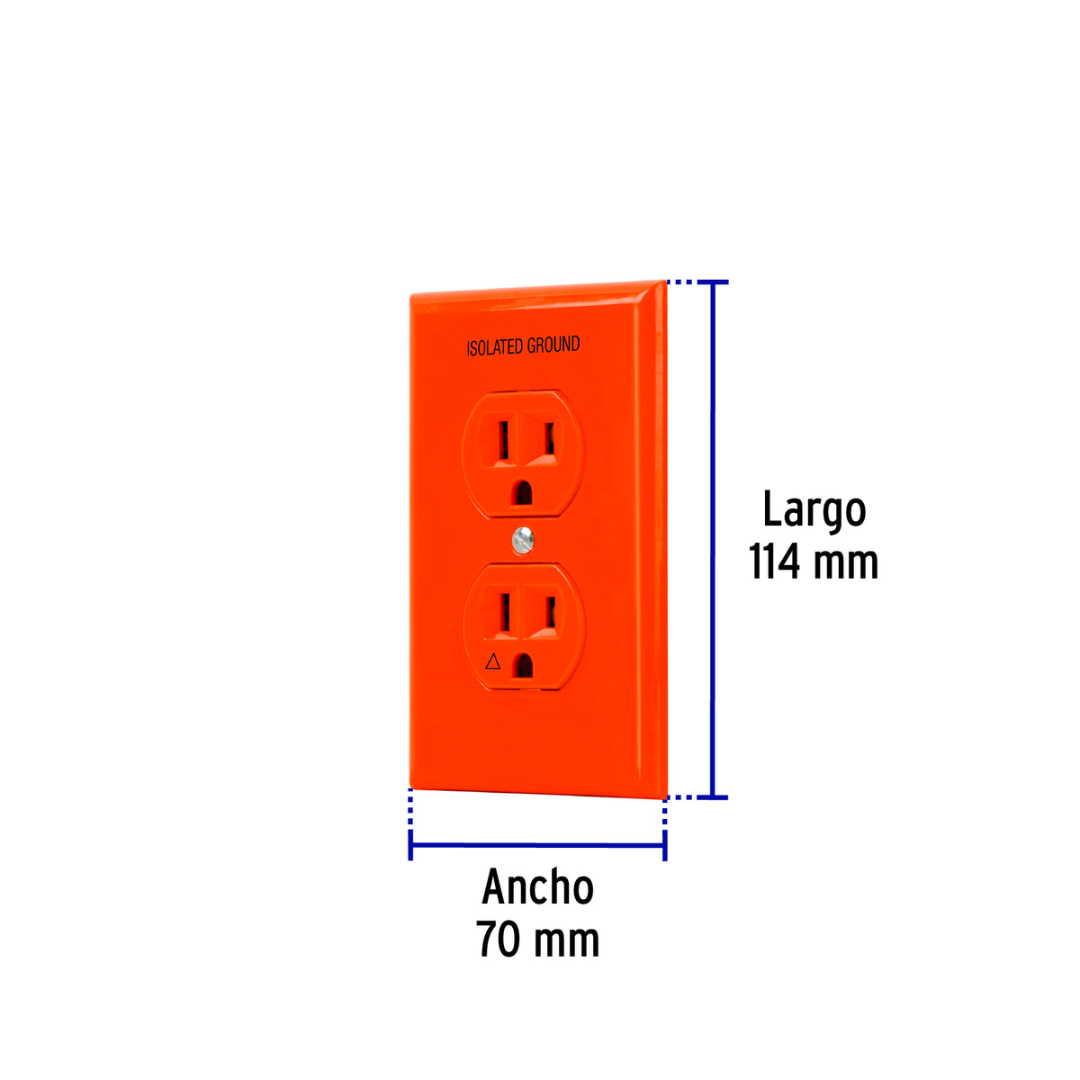Placa armada contacto tierra aislada linea Standard