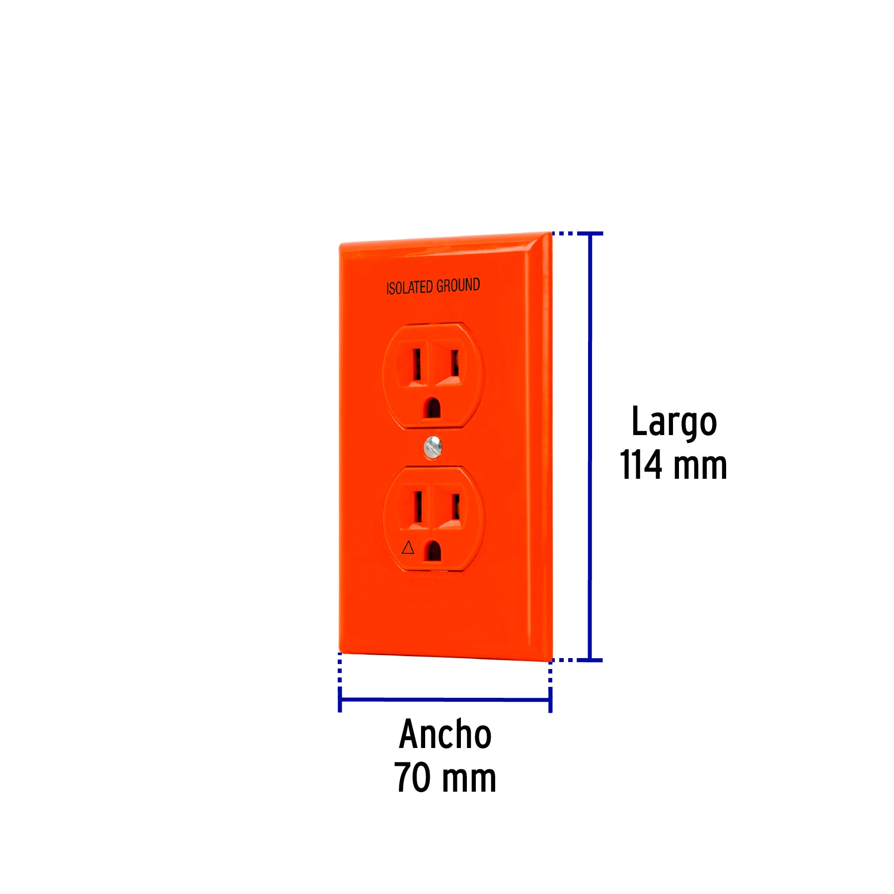 Placa armada contacto tierra aislada linea Standard