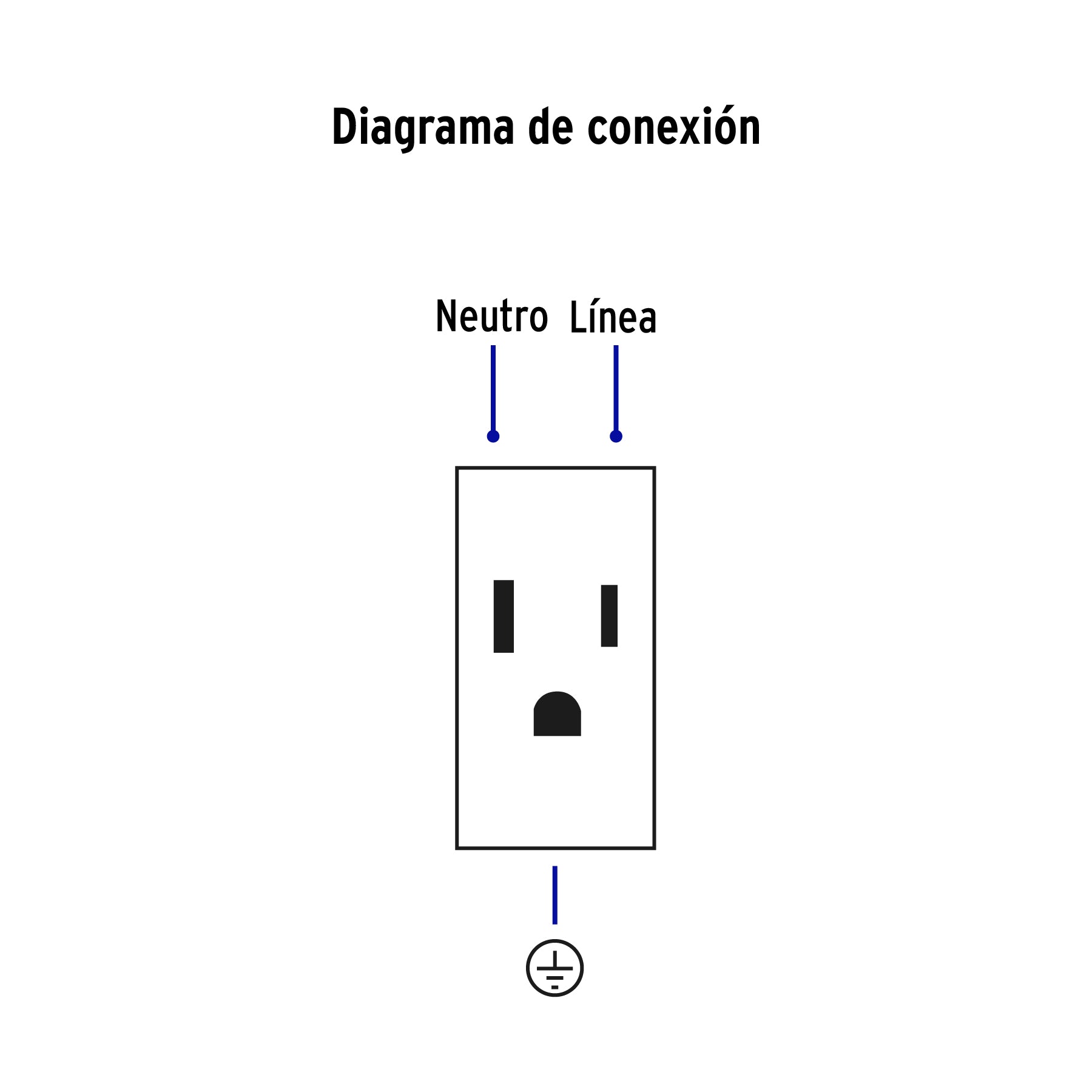 Placa armada 3 contactos 1 modulo Lisboa Volteck negra