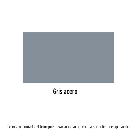 Pintura en aerosol, gris acero, bote tradicional, 400 ml