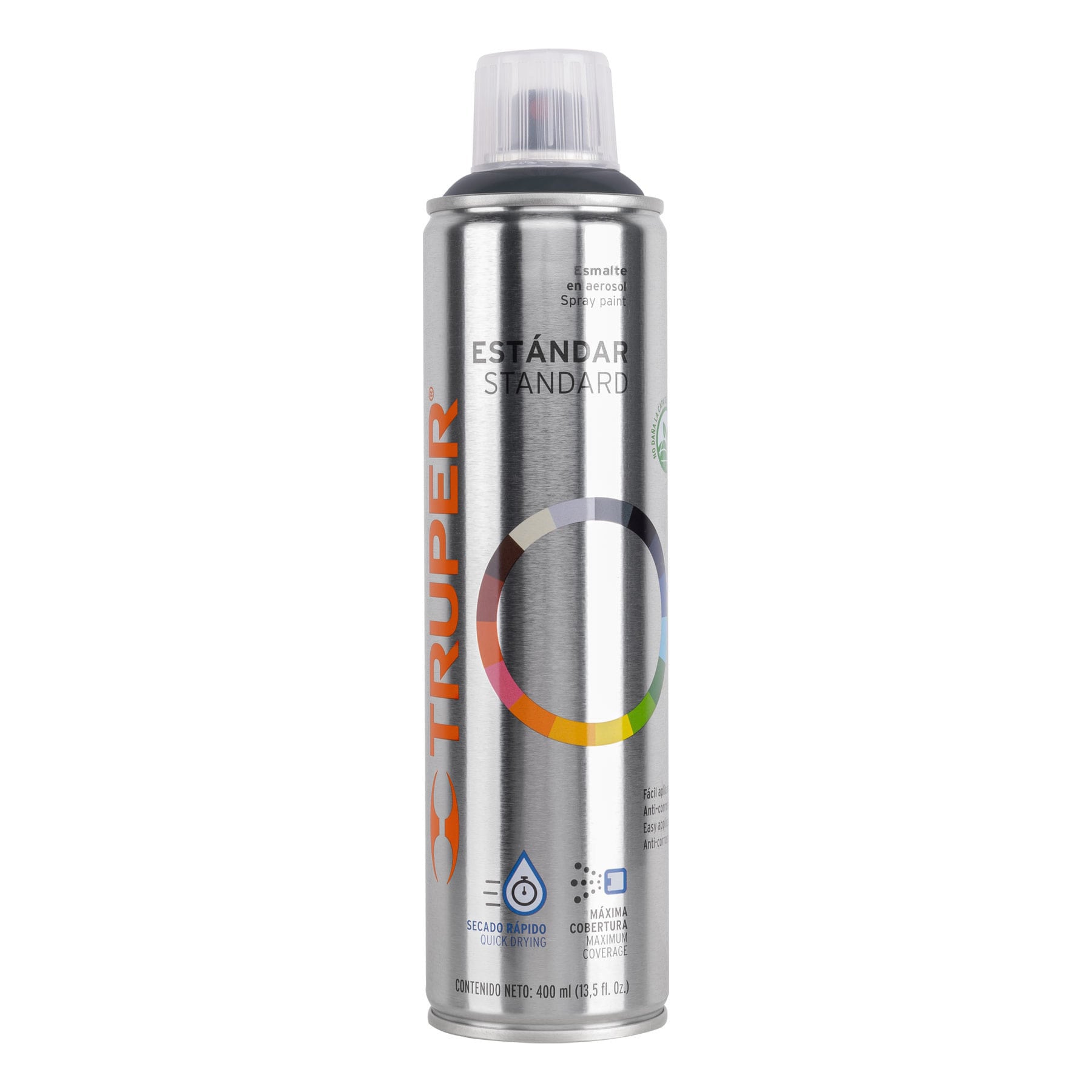 Pintura en aerosol gris obscuro bote esbelto 400 ml