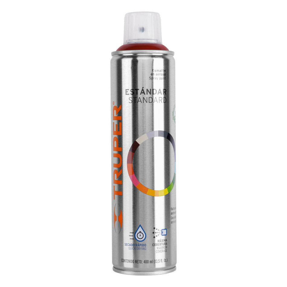 Pintura en aerosol, guinda, bote tradicional, 400 ml