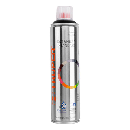 Pintura en aerosol negro satin bote esbelto 400 ml