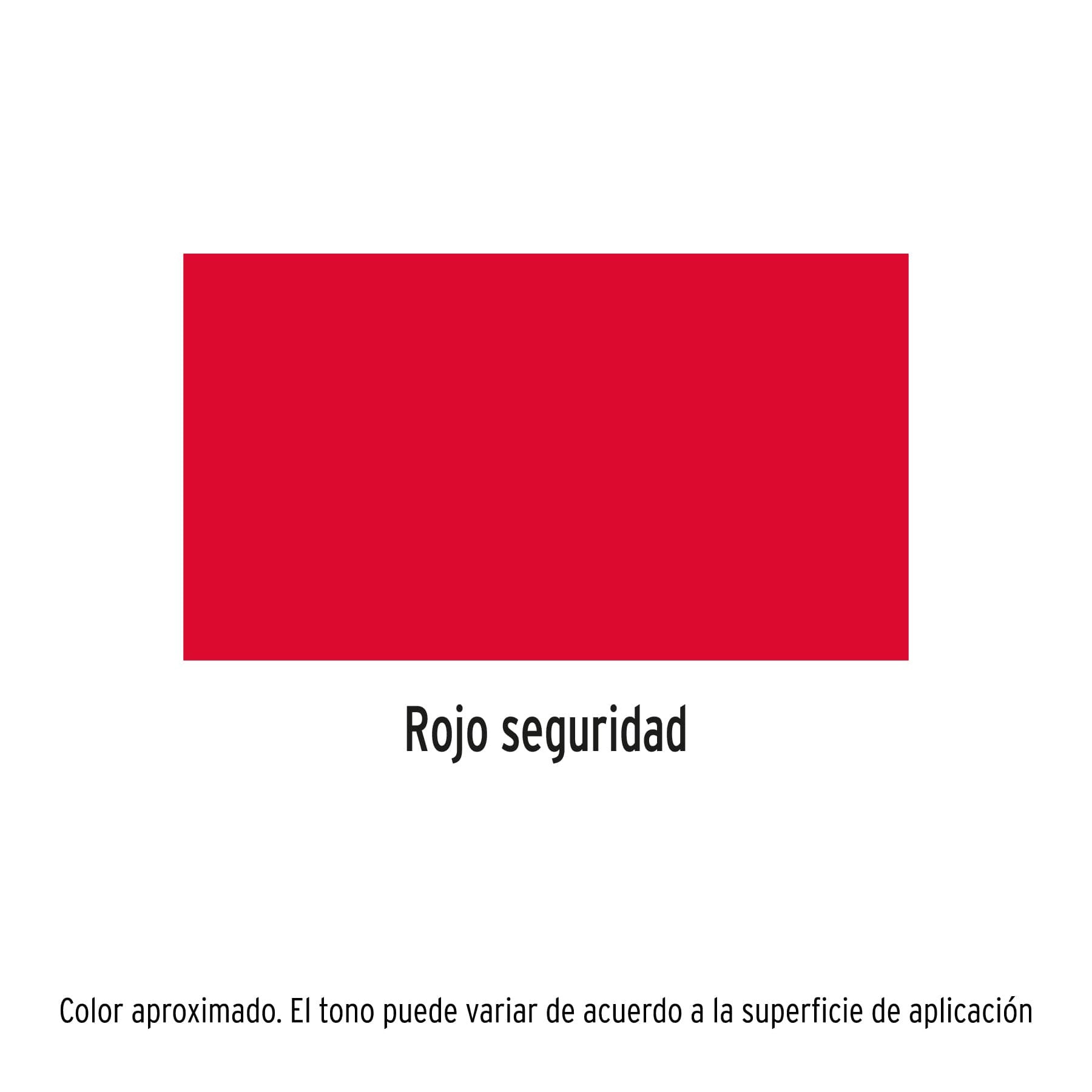 Pintura en aerosol, rojo seguridad, bote tradicional, 400 ml