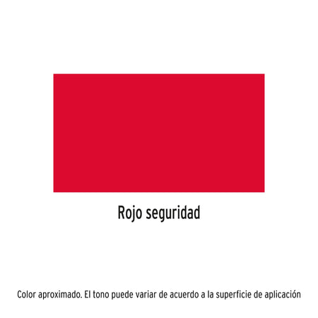Pintura en aerosol, rojo seguridad, bote tradicional, 400 ml
