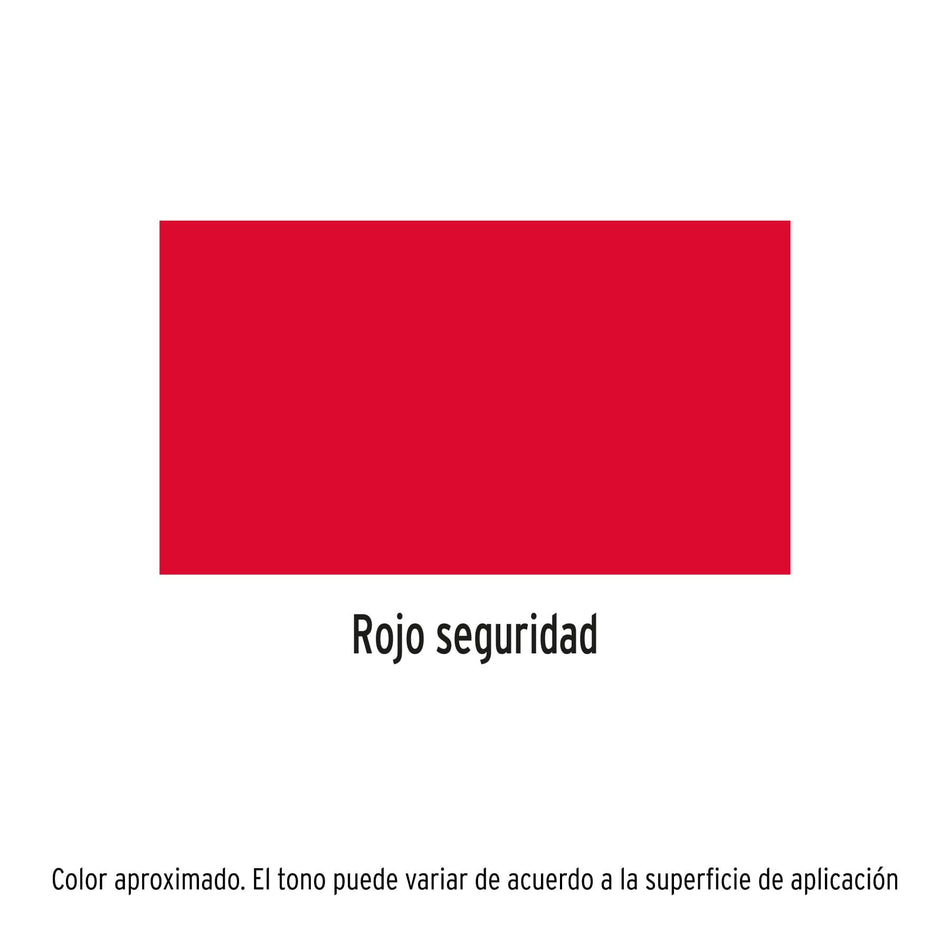Pintura en aerosol, rojo seguridad, bote tradicional, 400 ml