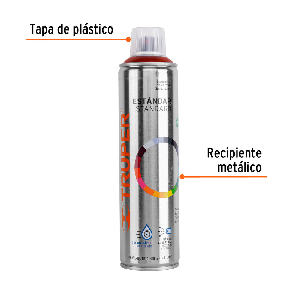 Pintura en aerosol, rojo taxi, bote tradicional, 400 ml