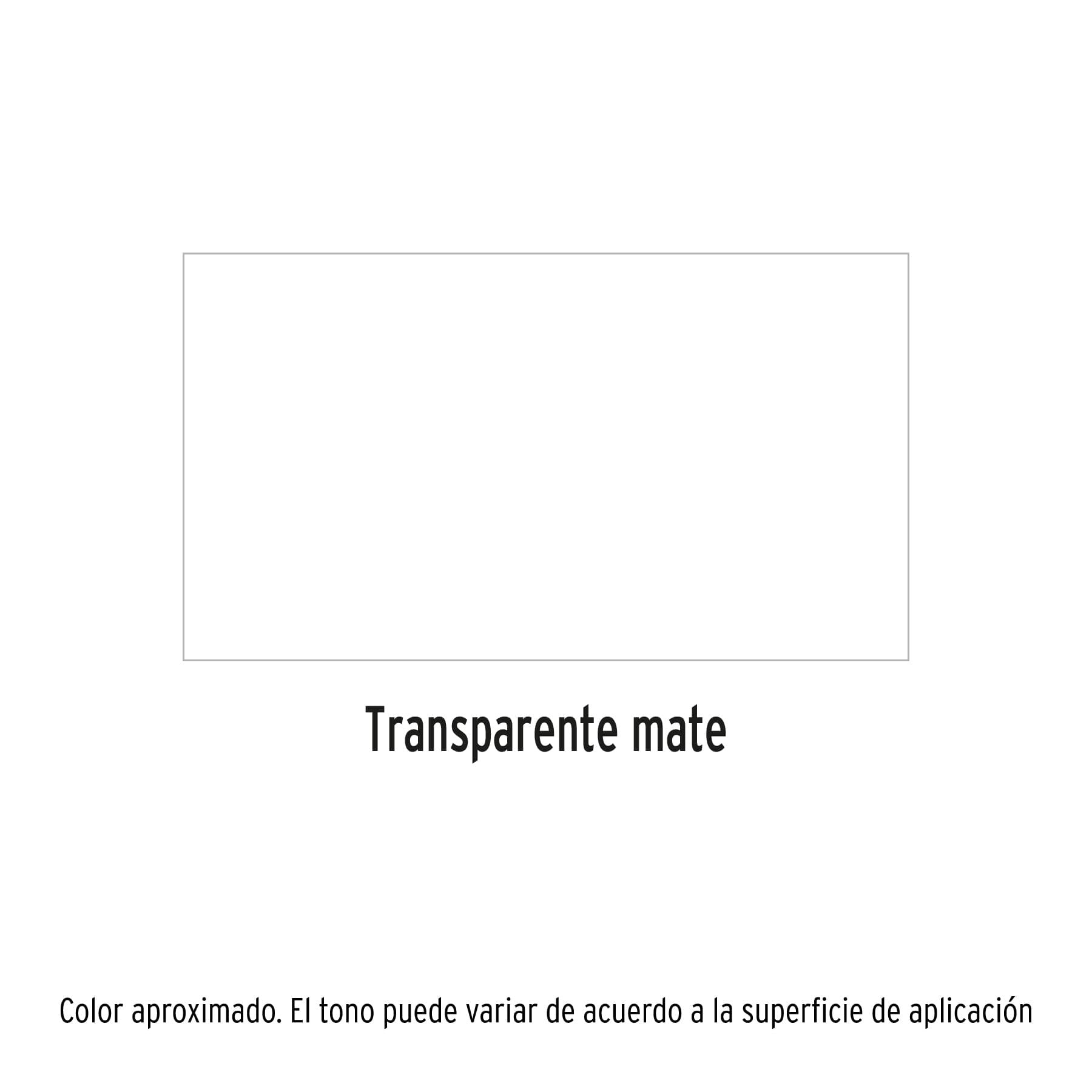 Pintura en aerosol, transparente mate,bote tradicional,400ml