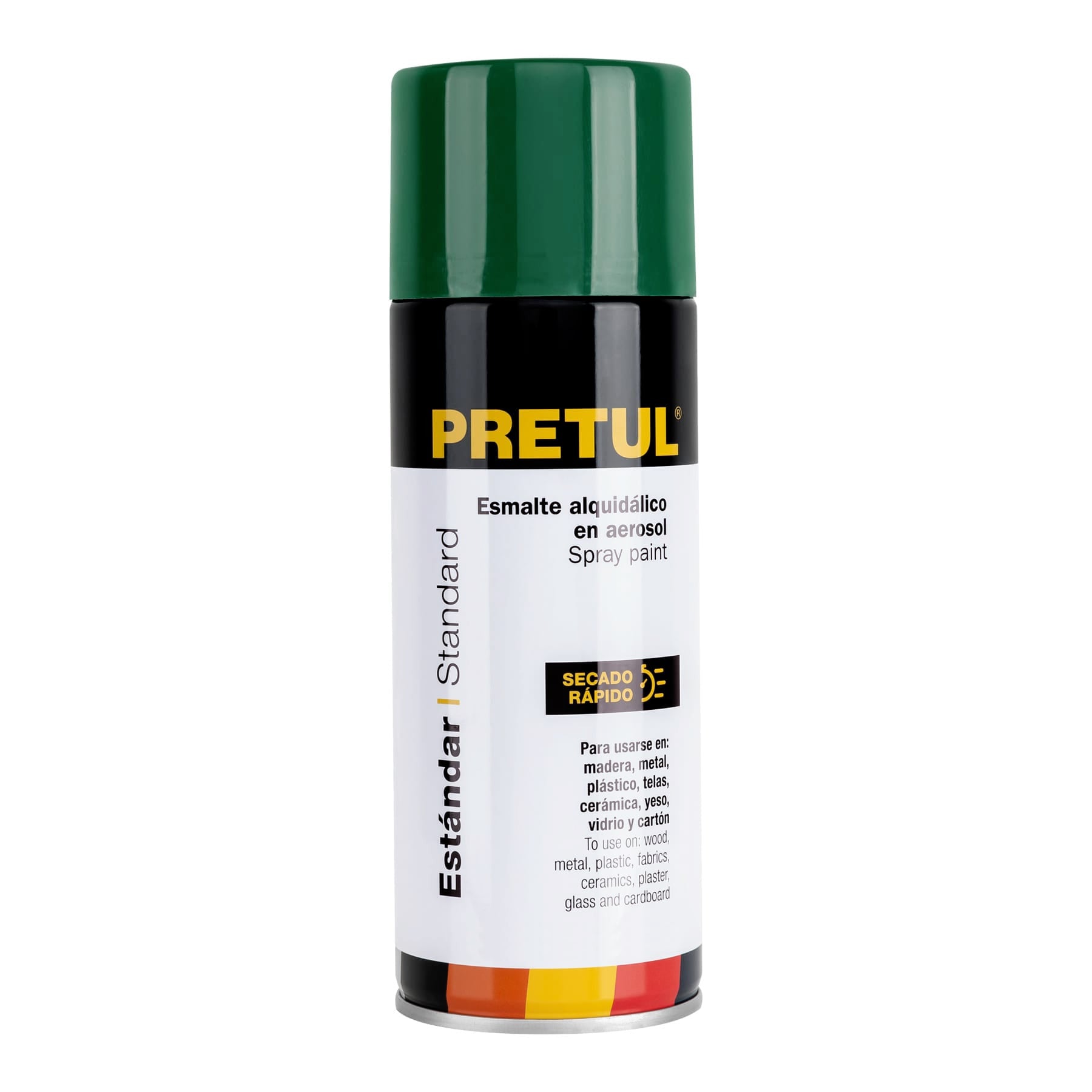 Pintura en aerosol verde hoja 400 ml Pretul