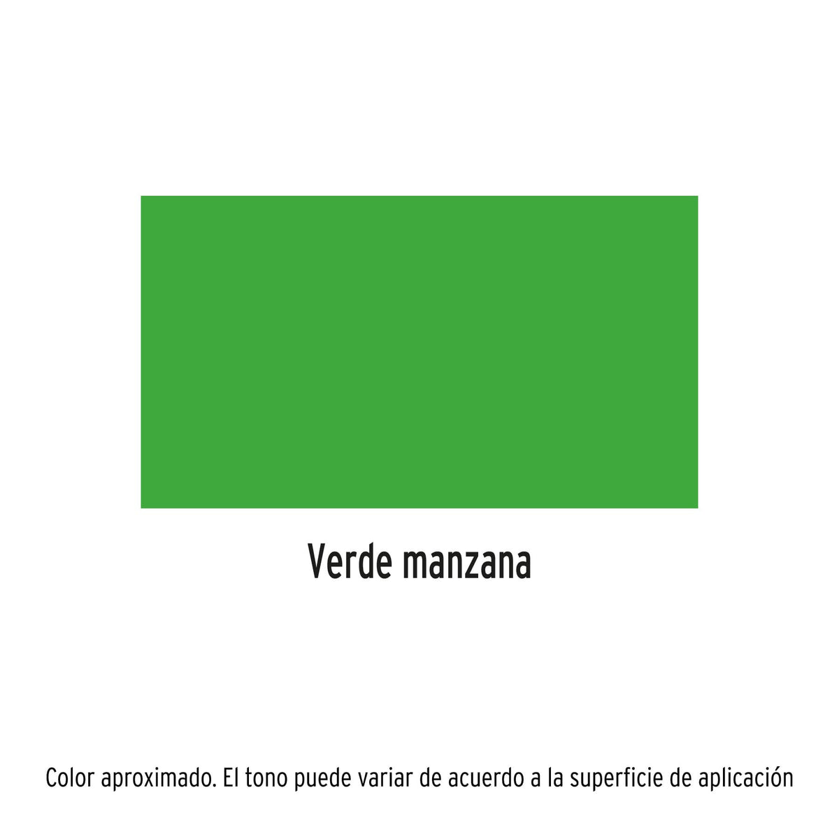 Pintura en aerosol, verde manzana, bote tradicional, 400 ml