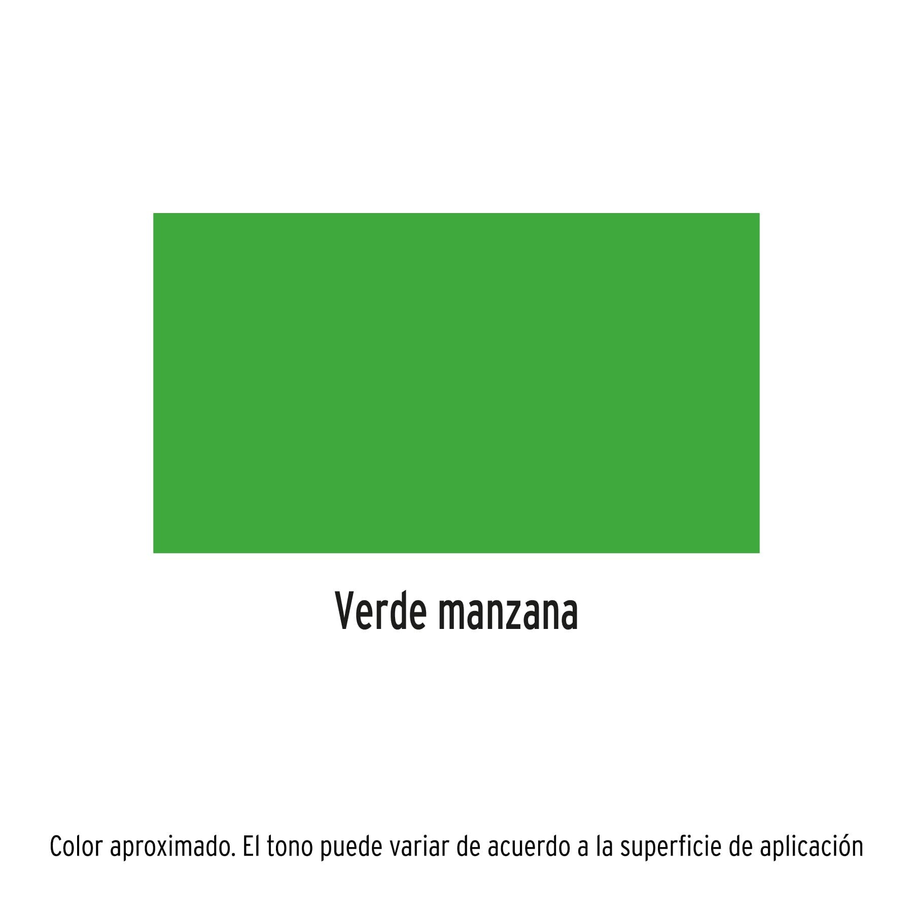 Pintura en aerosol, verde manzana, bote tradicional, 400 ml