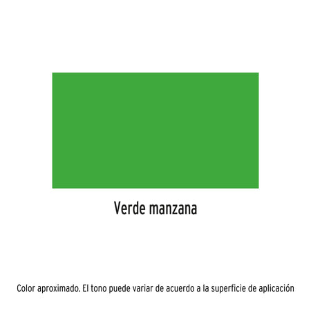Pintura en aerosol, verde manzana, bote tradicional, 400 ml