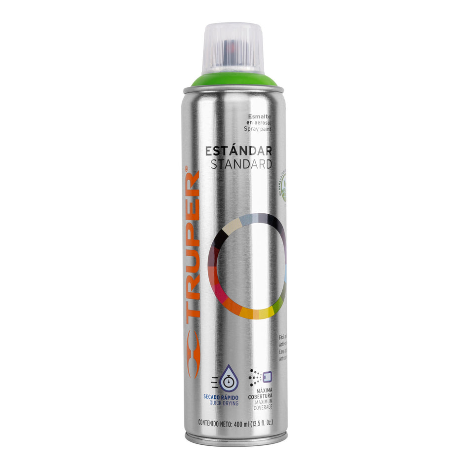 Pintura en aerosol verde manzana bote esbelto 400 ml