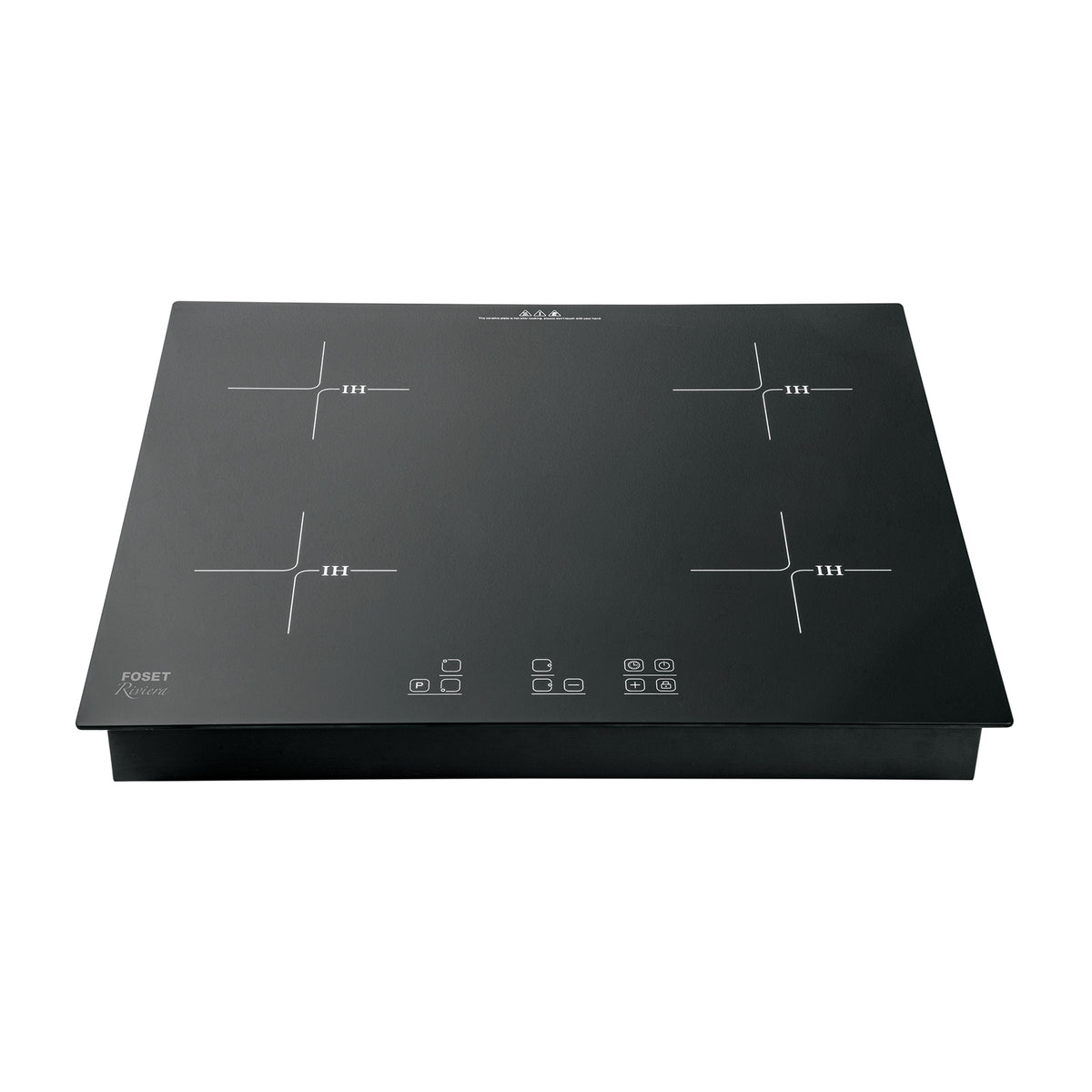 Parrilla induccion empotrable 60cm 4 quem vidrio RIVIERA