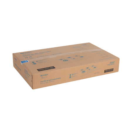 Parrilla gas empotrable 90cm 6 quem vidrio negro RIVIERA