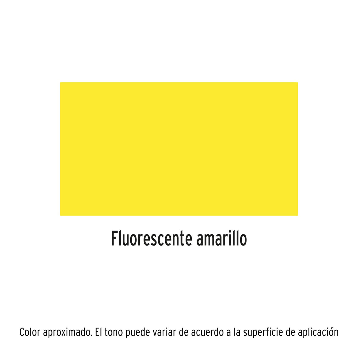 Pintura en aerosol, amarillo neón, bote tradicional, 400 ml 400 ml, amarillo
