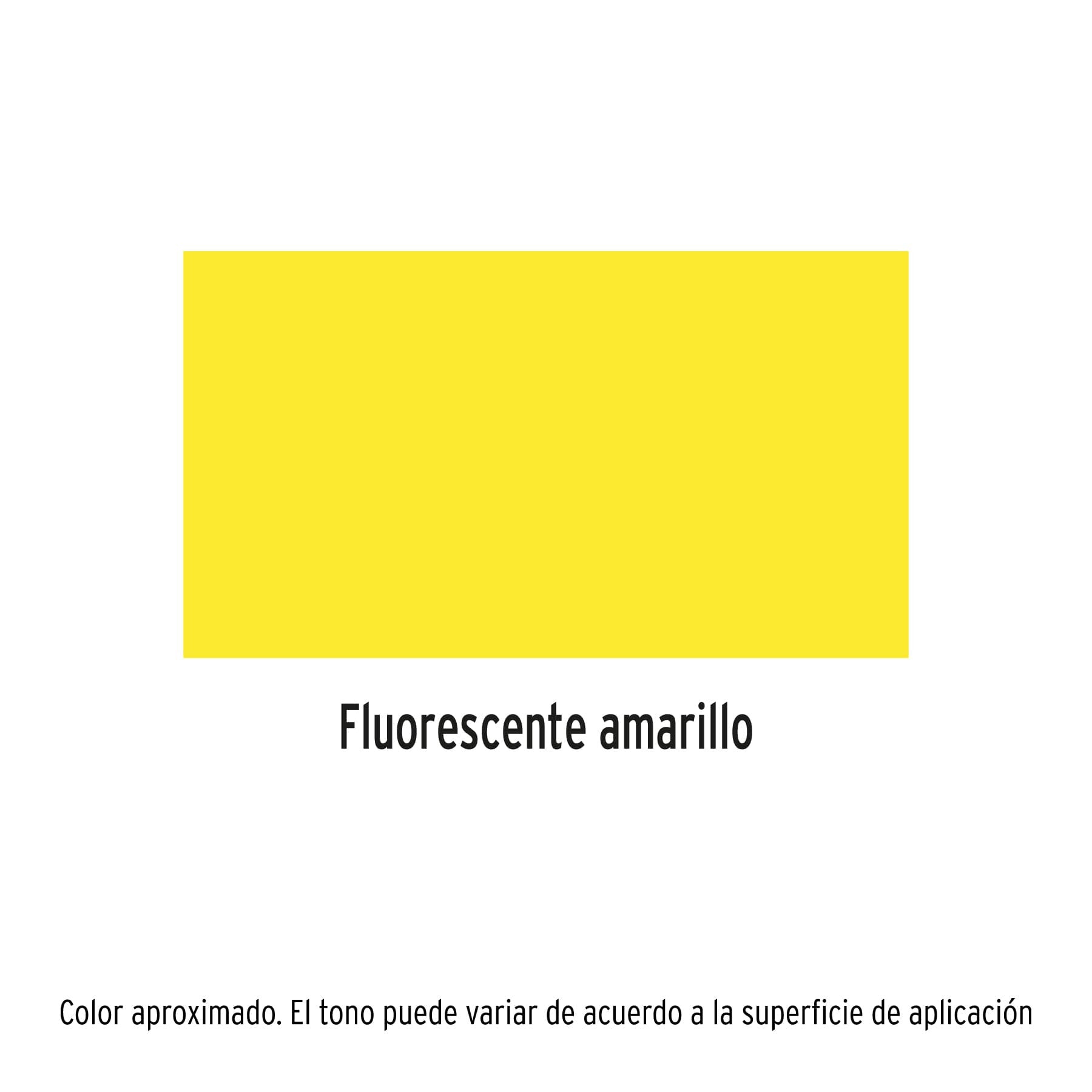 Pintura en aerosol, amarillo neón, bote tradicional, 400 ml 400 ml, amarillo