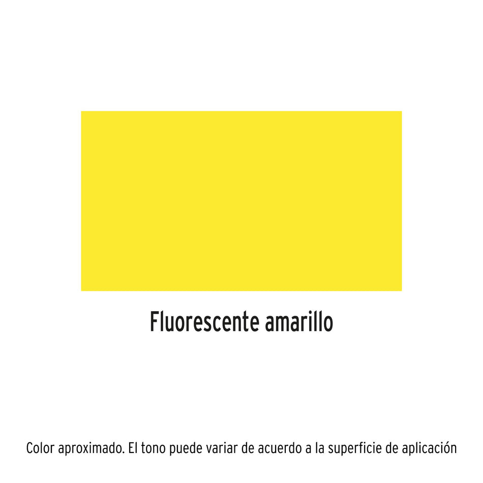 Pintura en aerosol, amarillo neón, bote tradicional, 400 ml 400 ml, amarillo