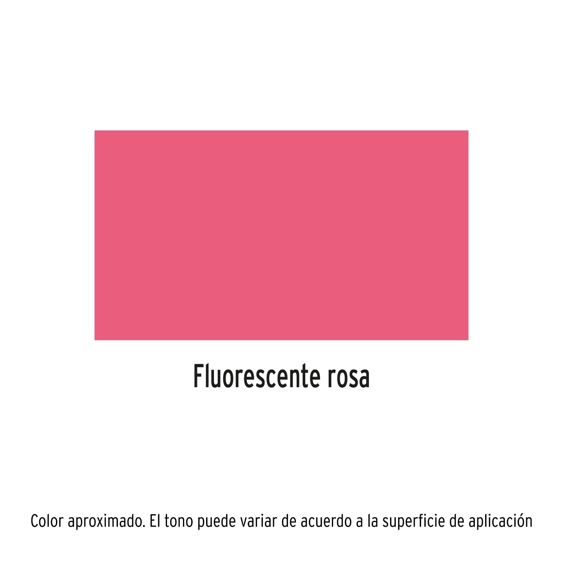 Pintura en aerosol, rosa neón, bote tradicional, 400 ml