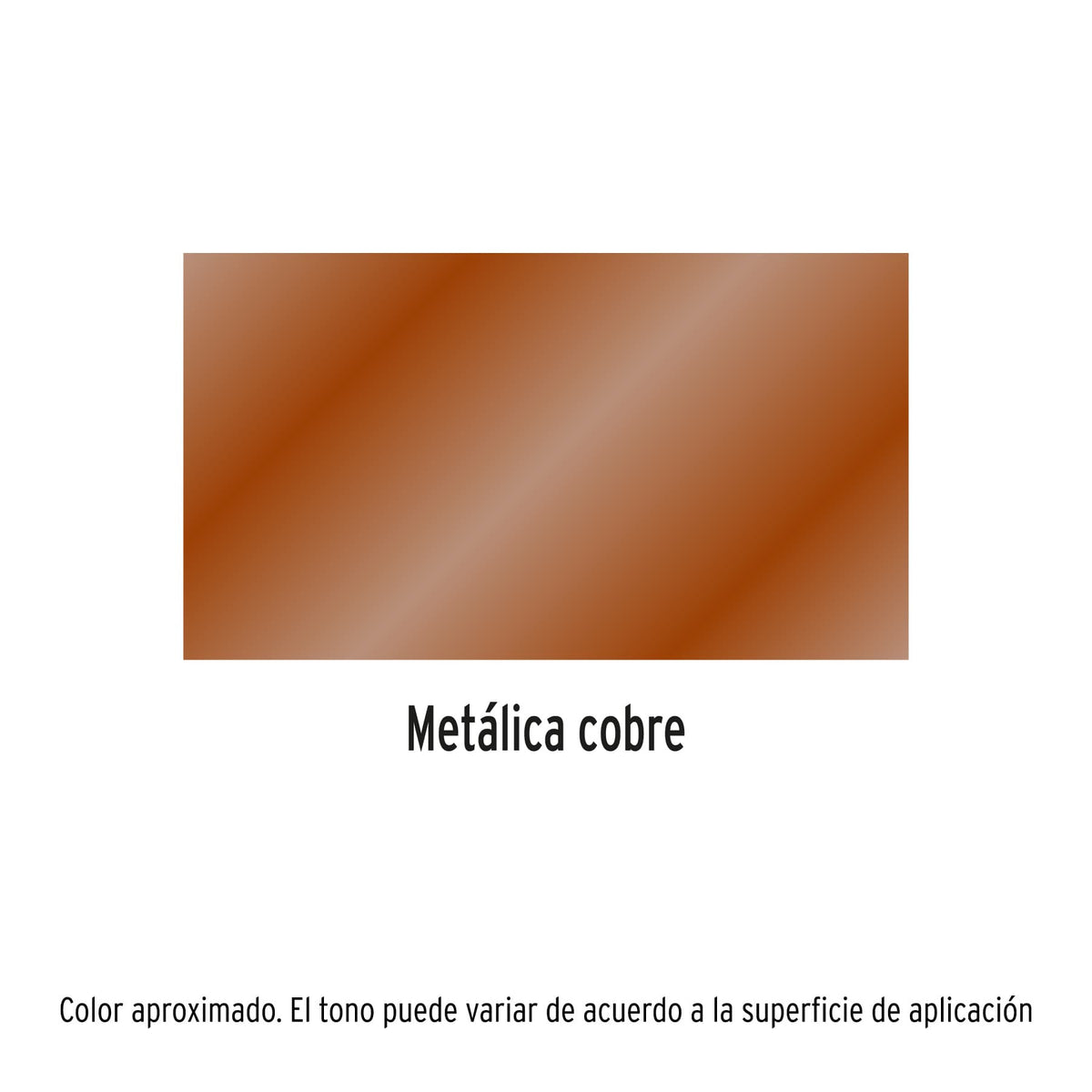 Pintura en aerosol, cobre metálico, bote tradicional, 400 ml