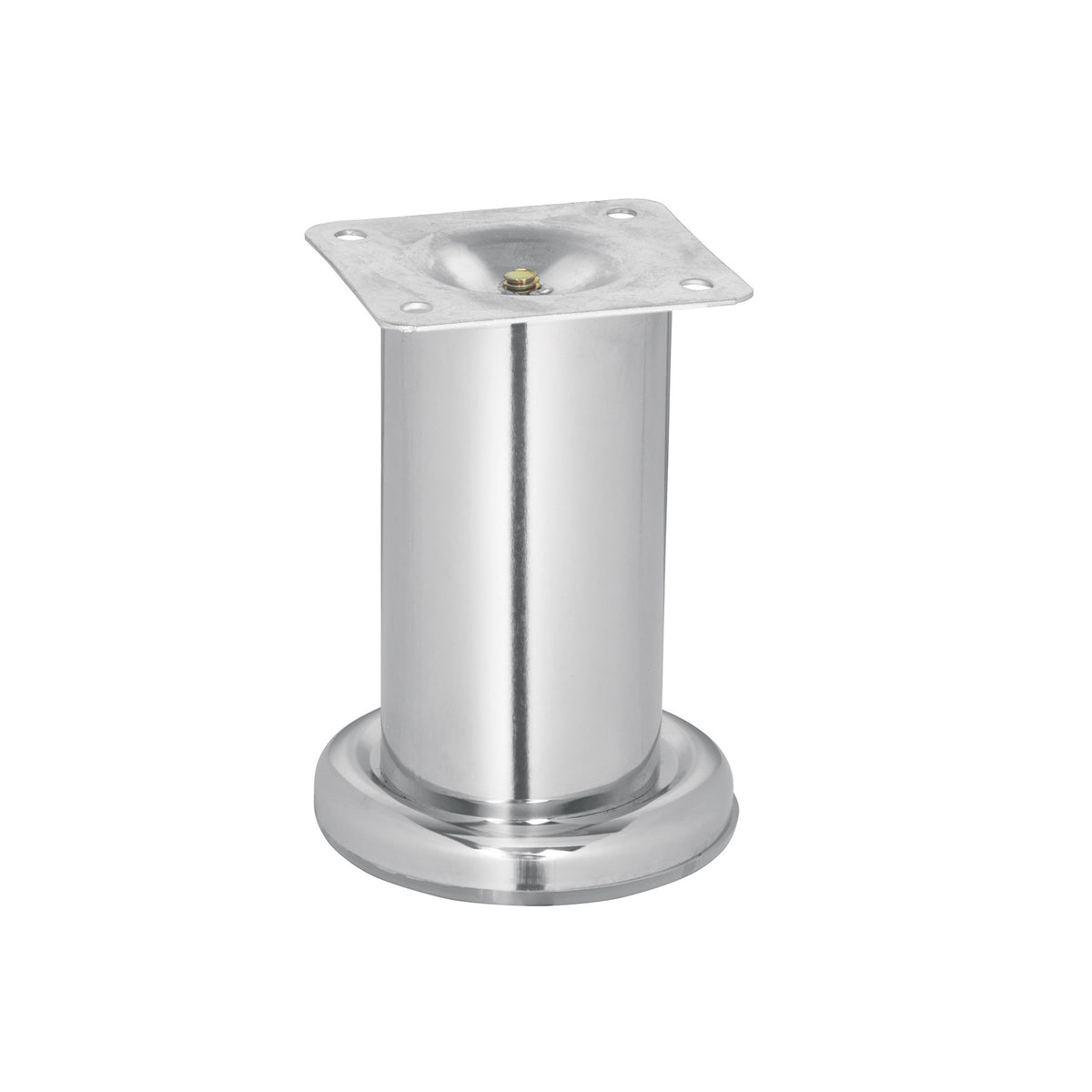 Pata para sofá y mueble, cromo, 100 mm altura, HERMEX 100 mm