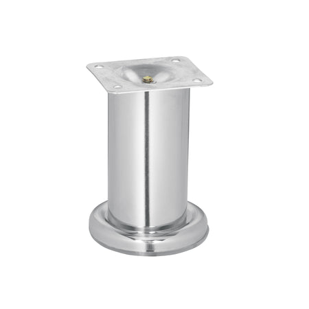 Pata para sofá y mueble, cromo, 100 mm altura, HERMEX 100 mm