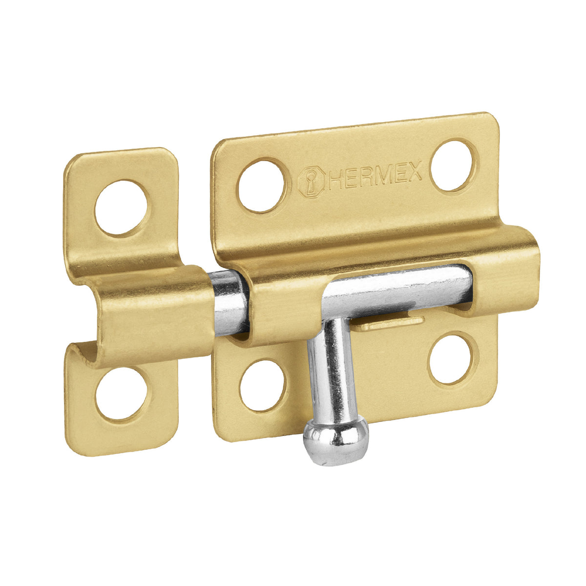 Pasador de barril de acero latón 2', HERMEX 2'
