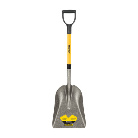 Pala carbonera Tru Pro, puño 'Y', mango de fibra de vidrio