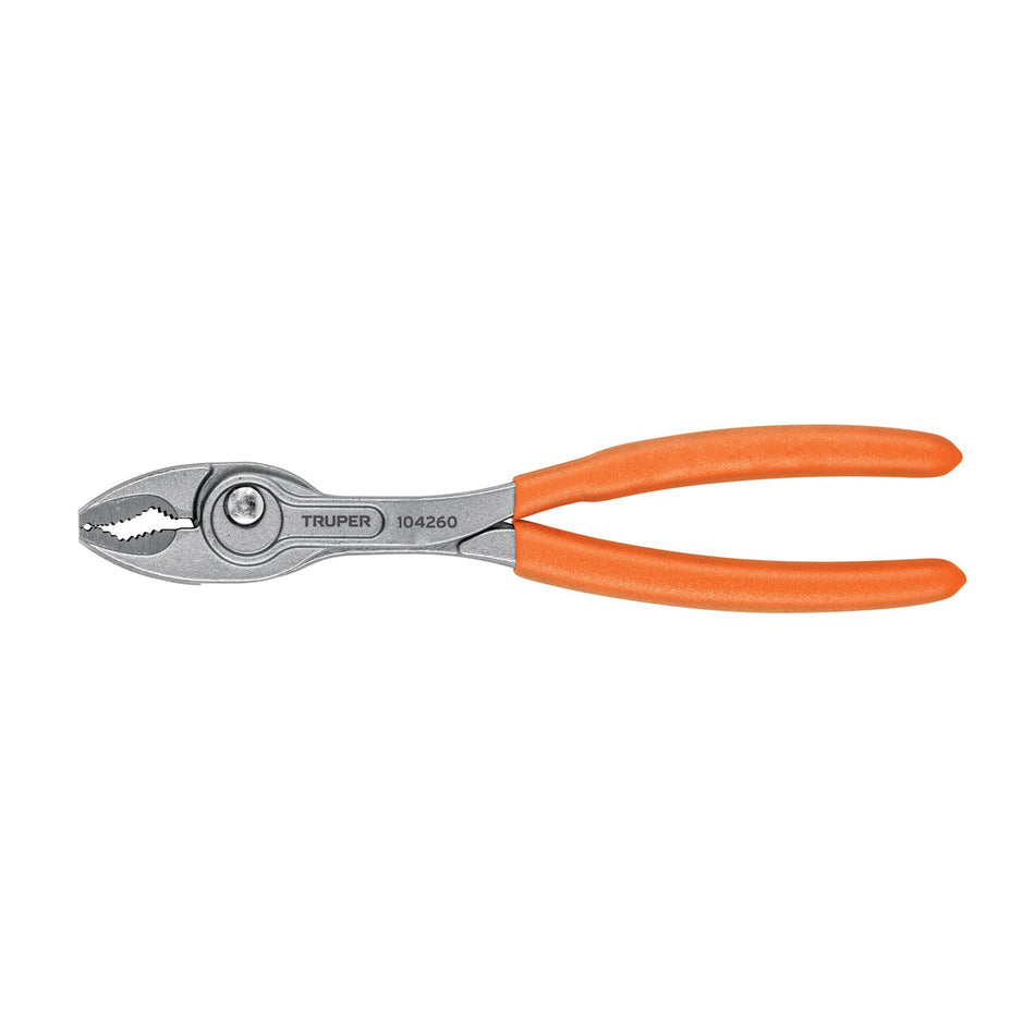 Pinza de chofer 8" doble ángulo de agarre, TRUPER