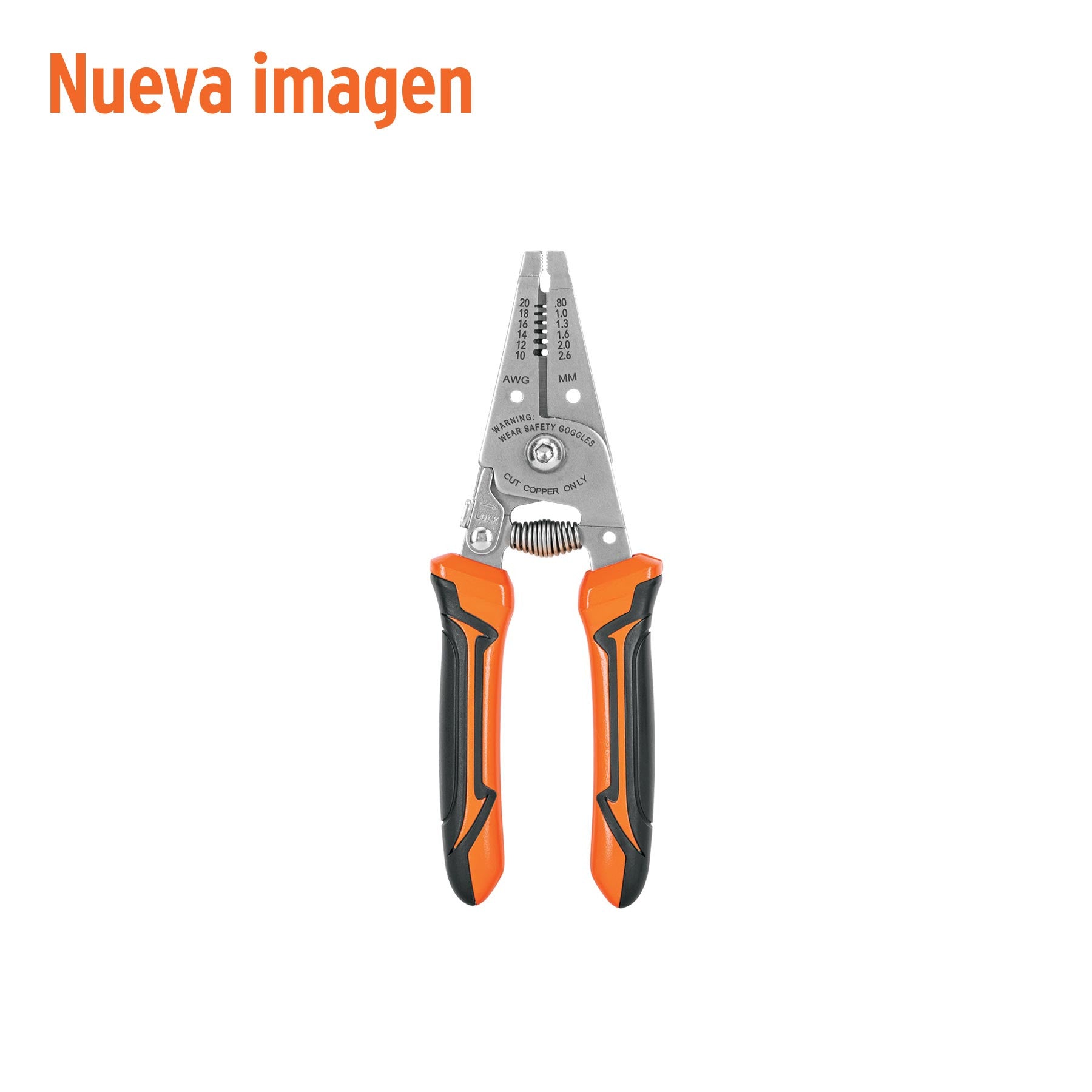 Pinza 6' pela cables, 20 a 10 AWG, TRUPER 6', 20 a