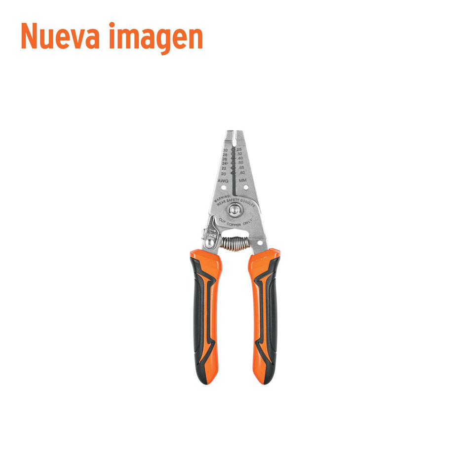 Pinza 6' pela cables, 30 a 20 AWG, TRUPER