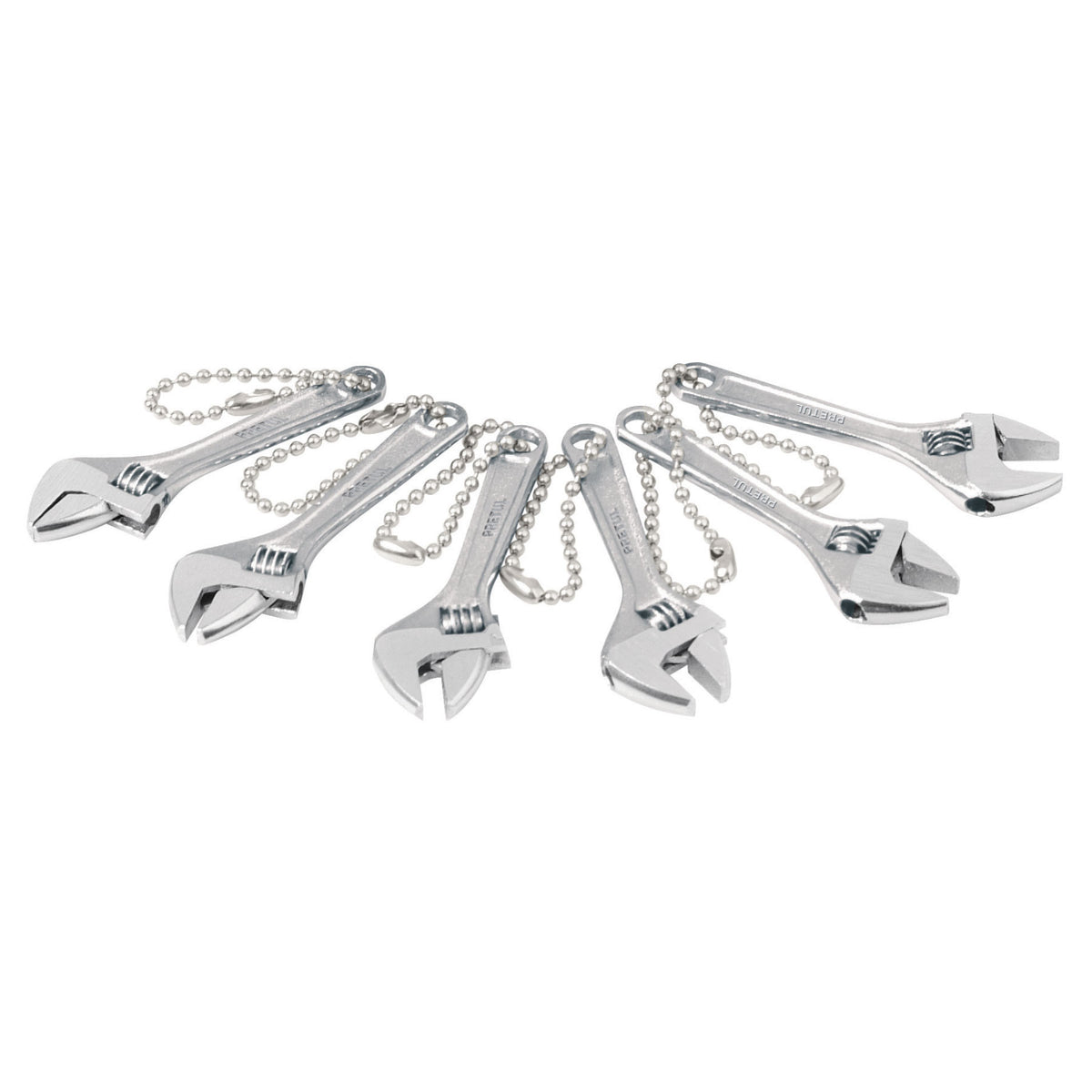 Pieza de llavero tipo perico en pecera con 50 piezas Pretul