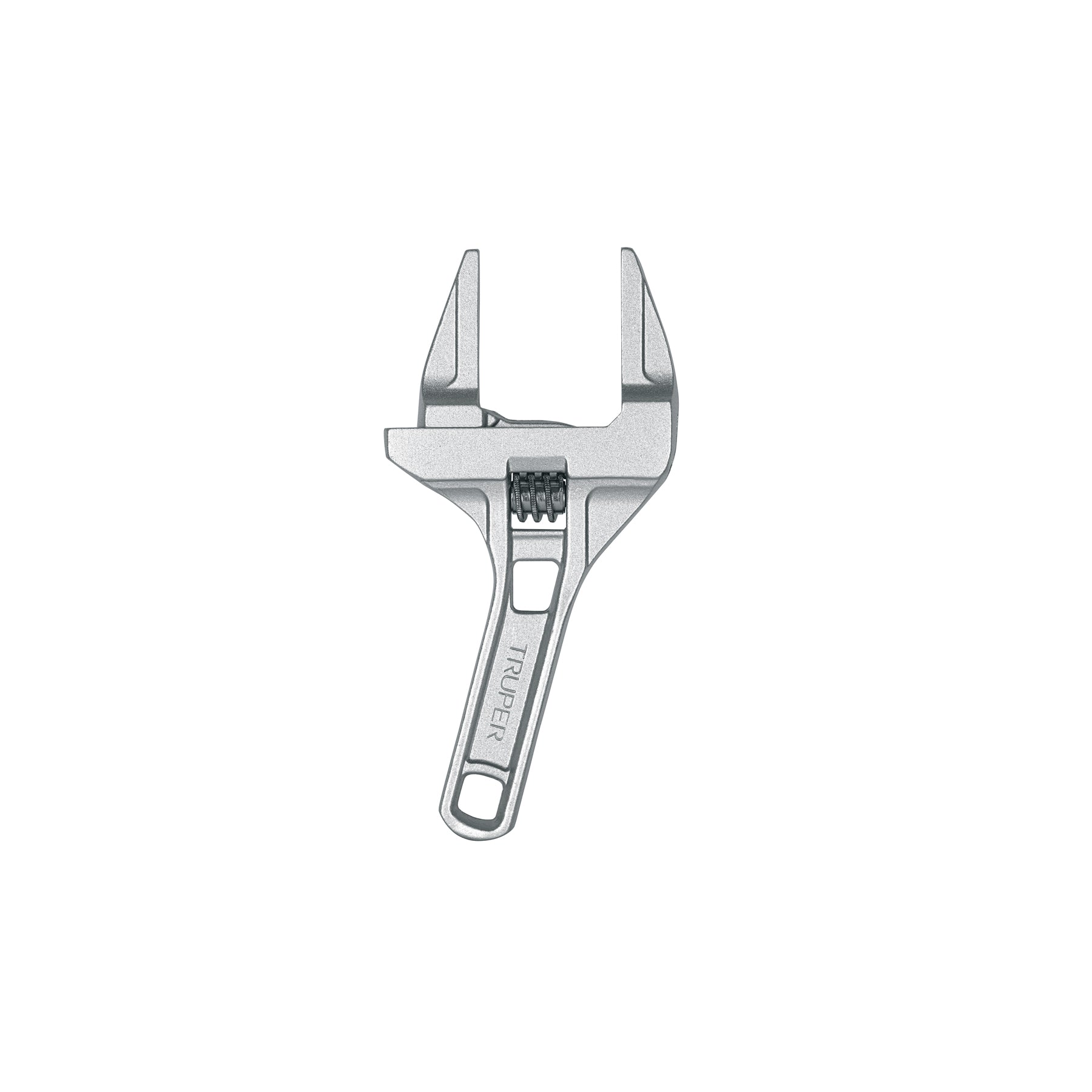 Llave ajustable 8' para plomero, apertura 3', TRUPER