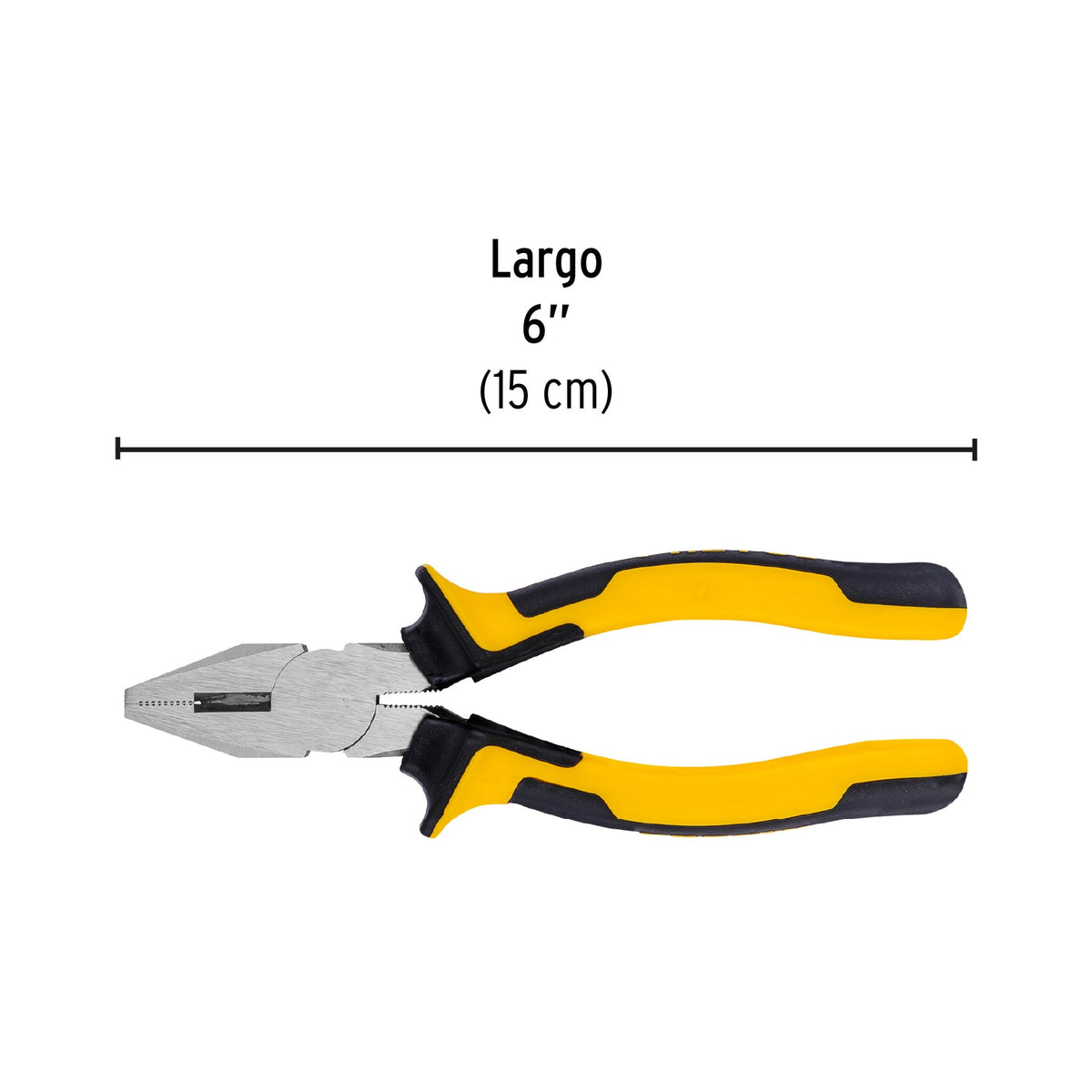 Pinza para electricista 6' mango Comfort Grip, Pretul 6'