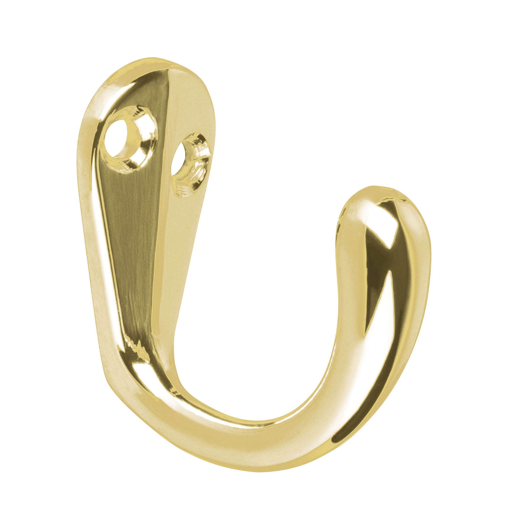 Gancho sencillo tipo perchero HERMEX brillante