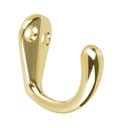 Gancho sencillo tipo perchero HERMEX brillante