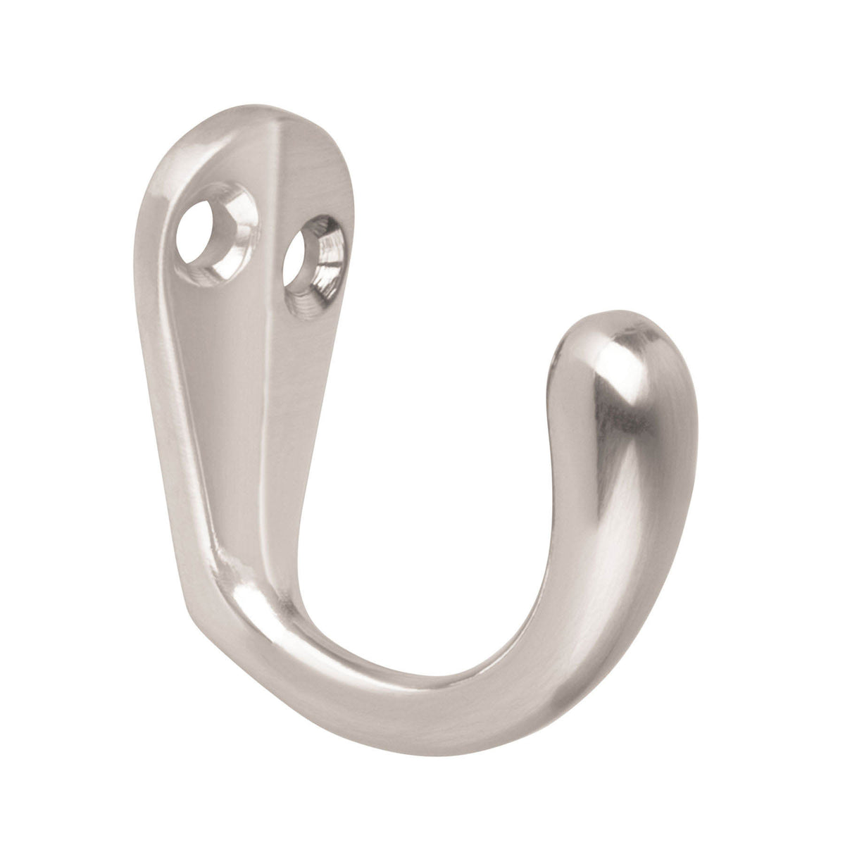 Gancho sencillo tipo perchero HERMEX satinado