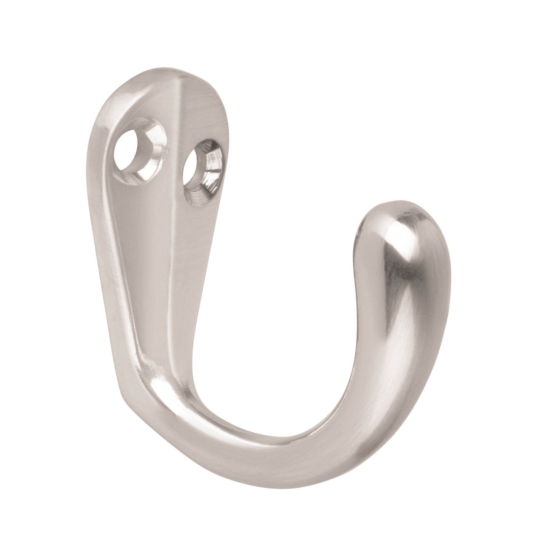 Gancho sencillo tipo perchero HERMEX satinado