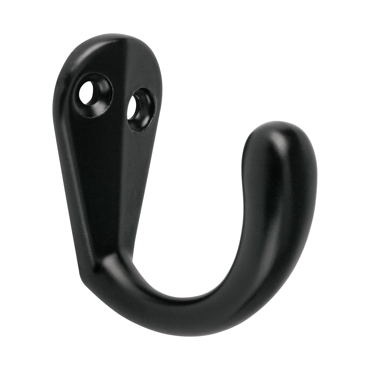 Gancho sencillo tipo perchero HERMEX negro